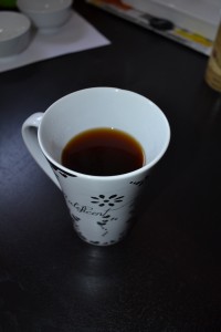 Eine leckere Tasse Kaffee